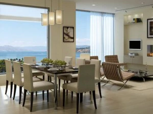 photorealistic living  dining room 052 3D Model