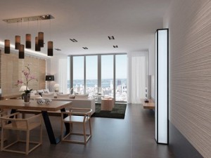 photorealistic living  dining room 054 Modelo 3D