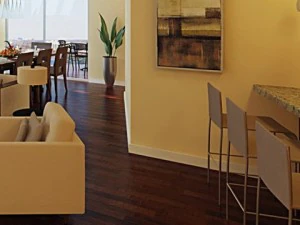 photorealistic living  dining room 057 3D Model