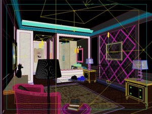 photorealistic bedroom 029 3D Model