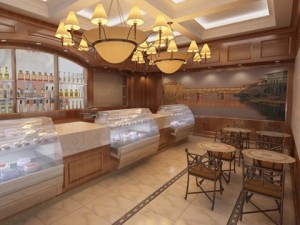 bakery shop interior Modèle 3D
