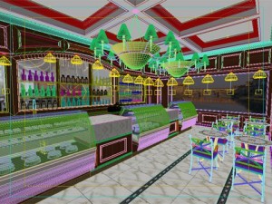 bakery shop interior 3D Model