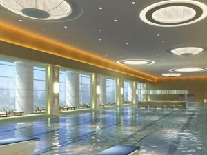 indoor pool natatorium 3D मॉडल