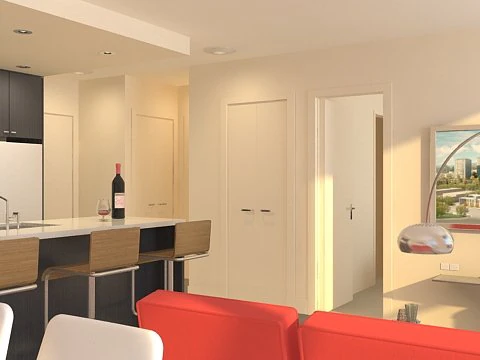 dining  living room  kitchen 067 3D Model .c4d .max .obj .3ds .fbx .stl .blend 