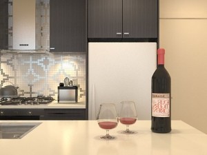dining  living room  kitchen 067 3D 模型