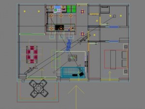 dining  living room  kitchen 067 3D 模型