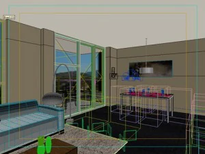 dining  living room  kitchen 067 3D Model