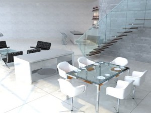 photorealistic living  dining room 068 3Dモデル