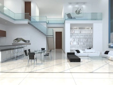 photorealistic living dining room 069 3D Model .c4d .max .obj .3ds .fbx .stl .blend