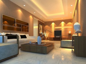 photorealistic living room 080 3D-Modell