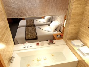 hotel room or bedroom 003 3D Model