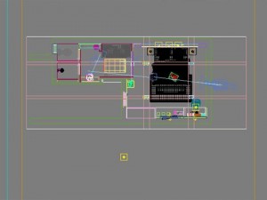 hotel room or bedroom 008 Modello 3D