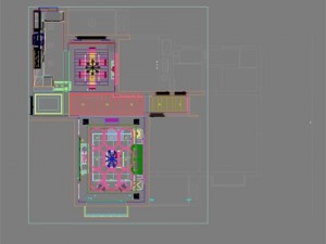 photorealistic living  dining room 083 Modelo 3D