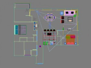 photorealistic kitchen  dining room 084 3D Модель