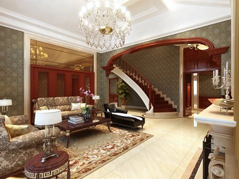 photorealistic living room 086 3D Model .c4d .max .obj .3ds .fbx .stl .blend 