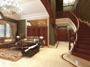 photorealistic living room 086 3D Model