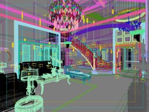 photorealistic living room 086 3D 모델