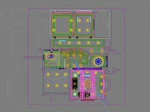 photorealistic living room 086 3D Model