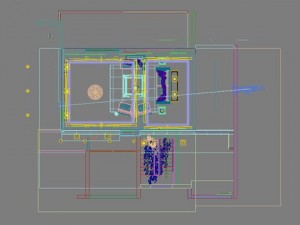 photorealistic living room 088 3D Модель