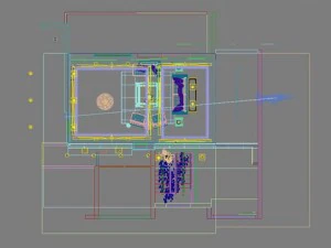 photorealistic living room 088 3D Model