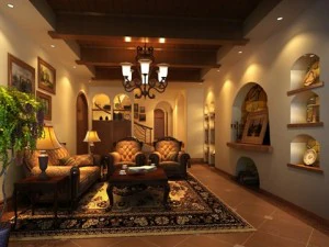 soggiorno fotorealistico 091 Modello 3D