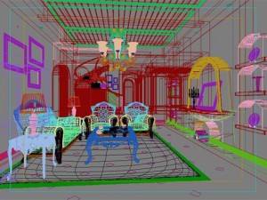 photorealistic living room 091 3Dモデル