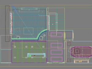 photorealistic living room 094 3D 模型