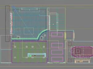 photorealistic living room 094 3D Model