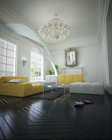 photorealistic dining living room 097 Model 3D .c4d .max .obj .3ds .fbx .stl .blend