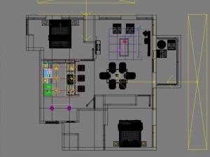 photorealistic dining  living room 100 3D Model