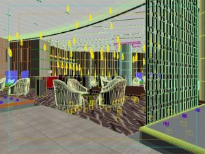 photorealistic bar or lounge 002 Modèle 3D