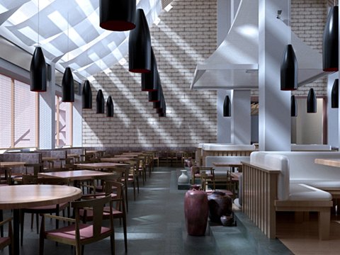 photorealistic restaurant scene 11 3D मॉडल .c4d .max .obj .3ds .fbx .stl .blend 