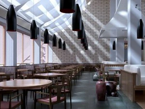 photorealistic restaurant scene 11 3D Model