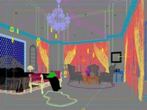 photorealistic bedroom 031 3D Model