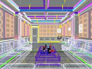 bar lounge 005 3D Model