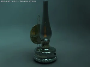 oil lamp 3D Model