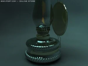 oil lamp 3D Model
