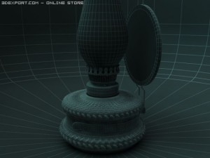 oil lamp 3D Model