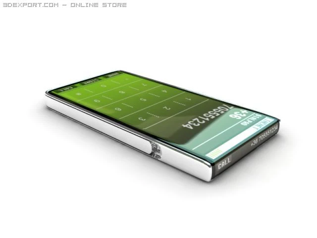 linc smartphone concept 3D Model .c4d .max .obj .3ds .fbx .stl .blend 