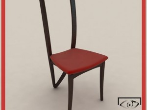 3 legged chair 3Dモデル