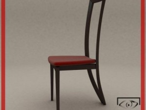 3 legged chair 3D Model