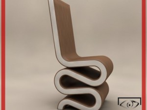 the wiggle chair 3Dモデル