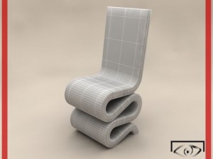 the wiggle chair 3Dモデル