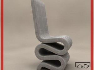 the wiggle chair 3Dモデル