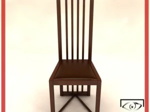 sedia mackintosh del 1917 Modello 3D