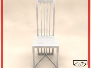 mackintosh chair from 1917 3D Модель