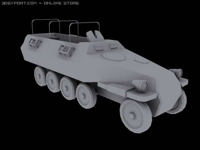 crosscountry vehicle 3D मॉडल .c4d .max .obj .3ds .fbx .stl .blend 