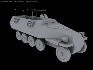 crosscountry vehicle Modelo 3D
