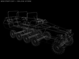 crosscountry vehicle 3D मॉडल