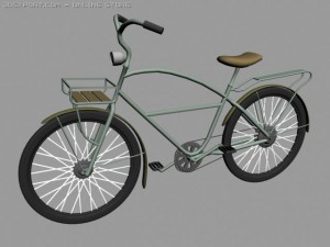 retro bike Modelo 3D